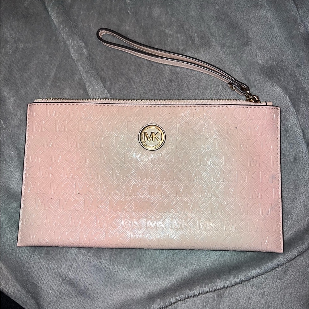 Pink MK Clutch